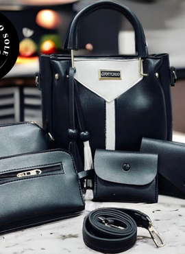 JC Imported Synthetic Leather 5 Piece Bag Set !!