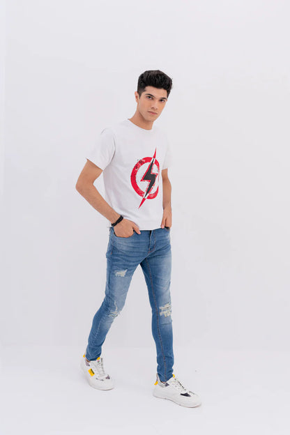 TMS Men Ripped Skinny Jeans