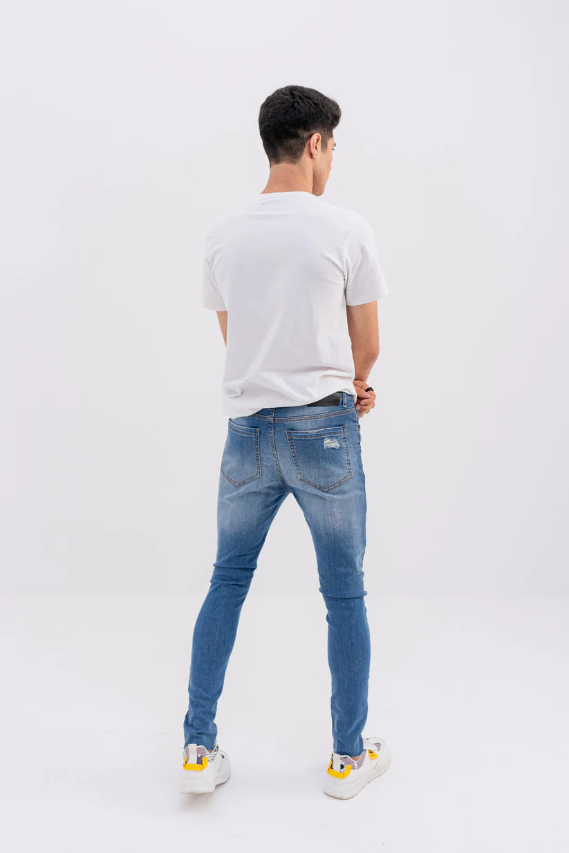 TMS Men Ripped Skinny Jeans