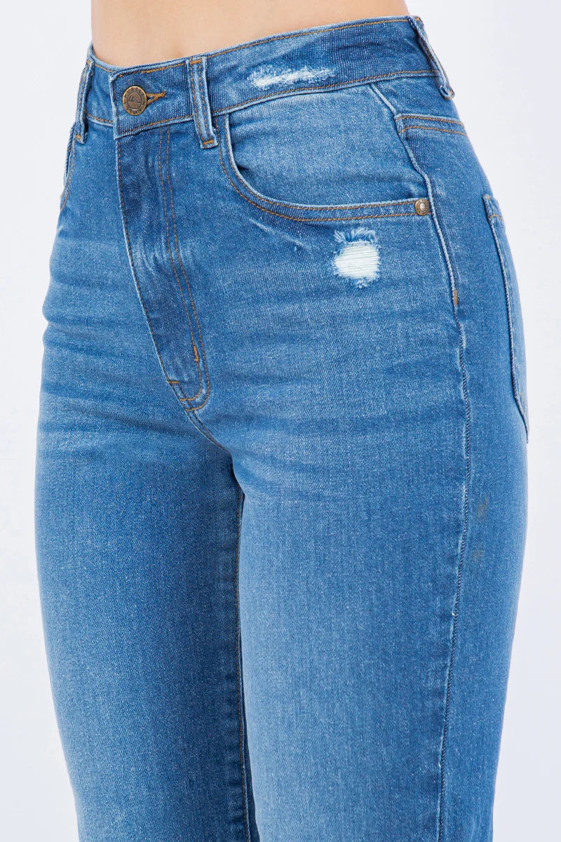 TMS Women Mid-Blue Skinny fitted Jeans