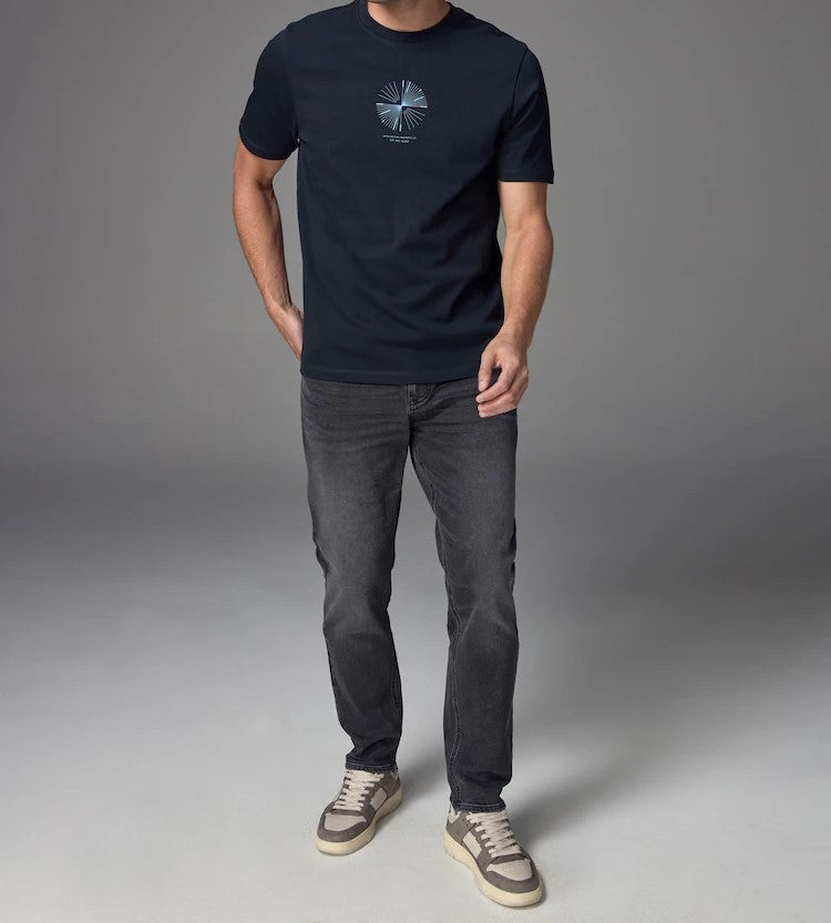 TMS Grey Washed Slim Fit Essential Stretch Jeans