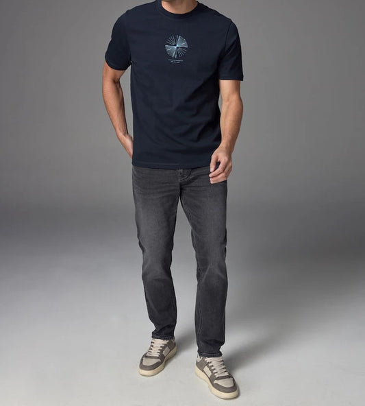 TMS Grey Washed Slim Fit Essential Stretch Jeans