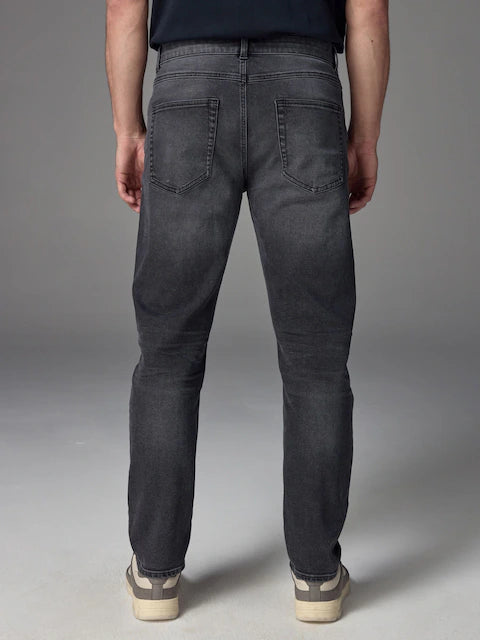 TMS Grey Washed Slim Fit Essential Stretch Jeans