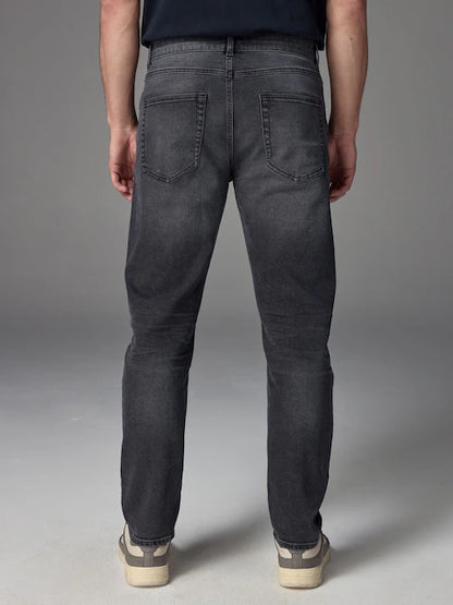 TMS Grey Washed Slim Fit Essential Stretch Jeans