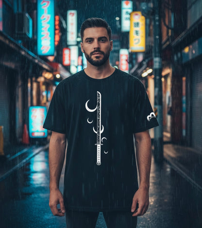 TMS "Lunar Blade" Unisex Drop Shoulder Tee