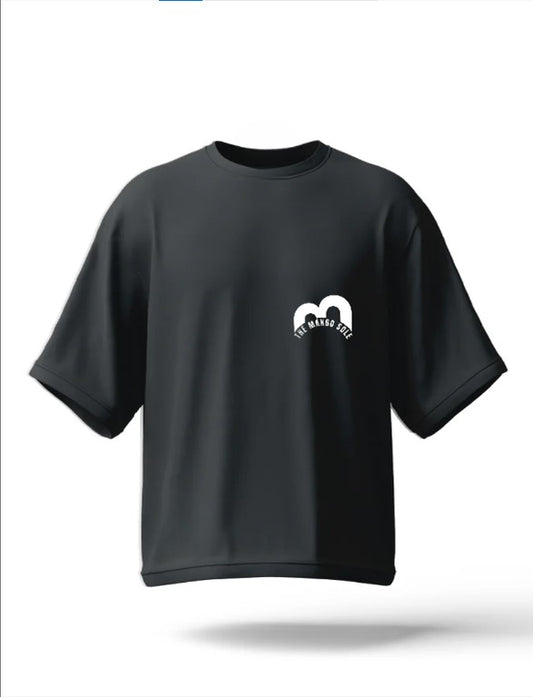 TMS Uni Sex Basic Drop Shoulder Black