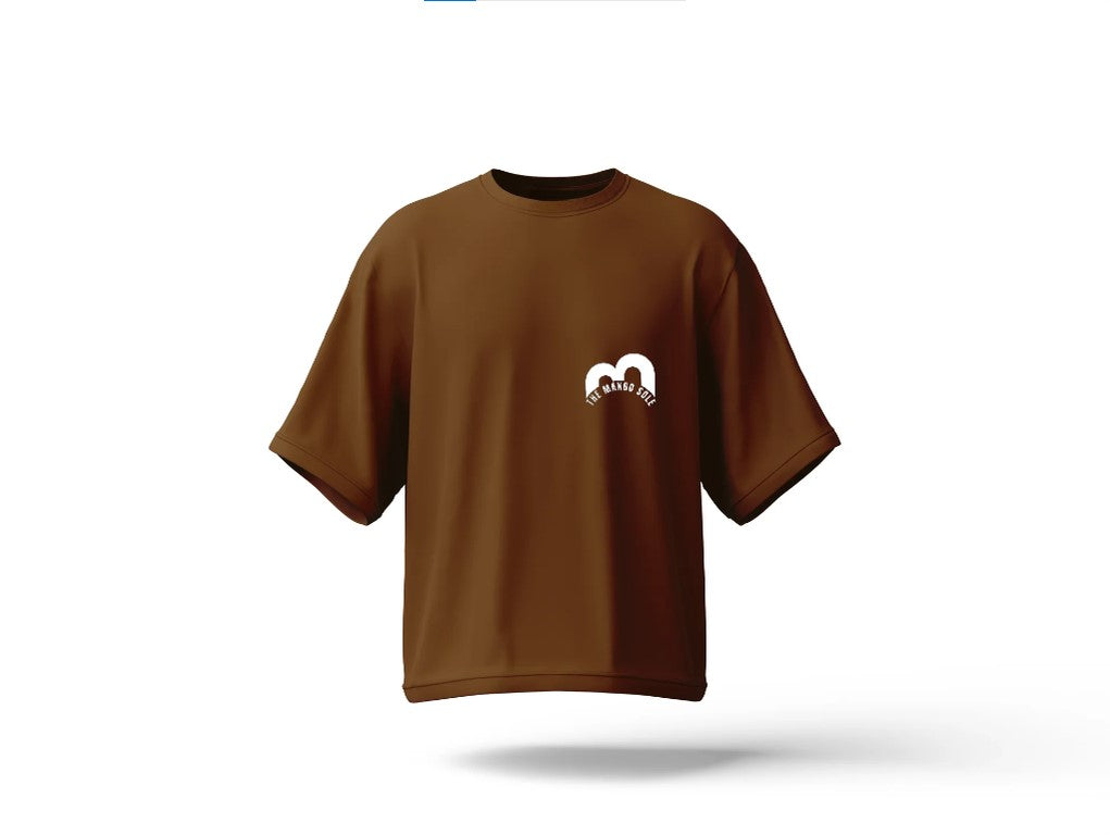 TMS Uni Sex Basic Drop Shoulder Brown