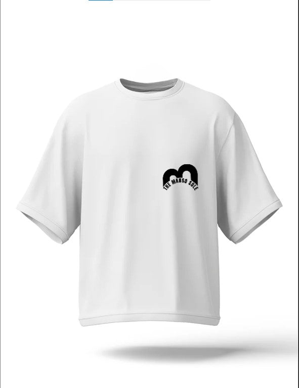 TMS Uni Sex Basic Drop Shoulder White