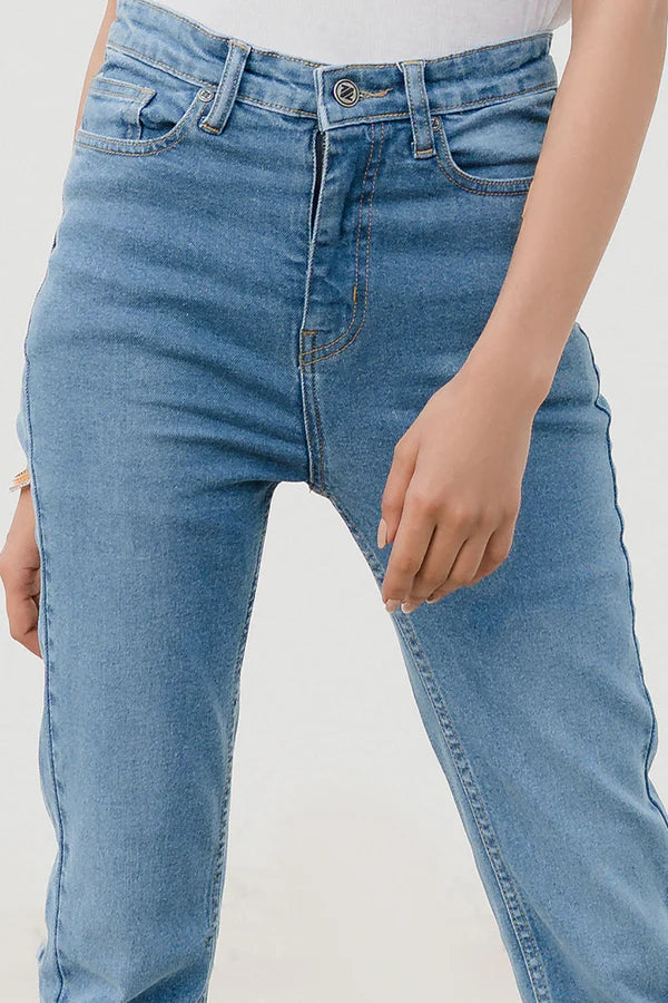 TMS Women Basic Jean Light Blue