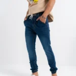 Men Blue Denim Jogger Jeans