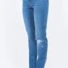 Company-108 Women’s Skinny Jeans – Vibrant Mid-Blue Comfort Stretch