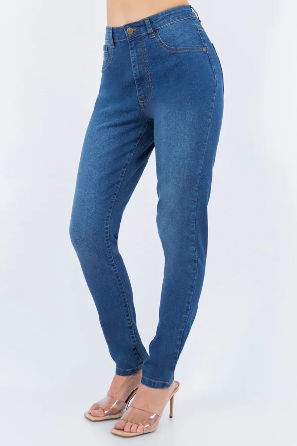Deep Blue Skinny Jeans