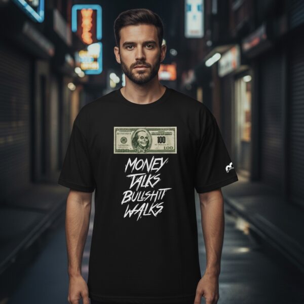 Money Talks Graphic Tee Unisex Drop Shoulder