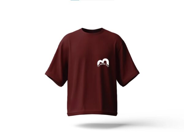 Maroon Unisex Drop-Shoulder