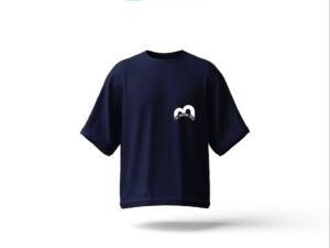 Navy Unisex Drop Shoulder