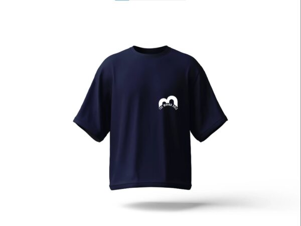 Navy Unisex Drop Shoulder