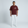 Maroon Unisex Drop-Shoulder