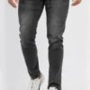 Men Slim Fit Grey Denim Jeans