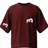 Maroon Unisex Drop-Shoulder