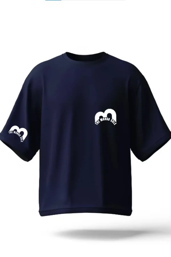 Navy Unisex Drop Shoulder