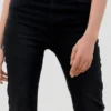 WDS23002-BLACK_4 Sleek Jet Black Bootcut Jeans