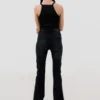 WDS23002-BLACK_7 Sleek Jet Black Bootcut Jeans