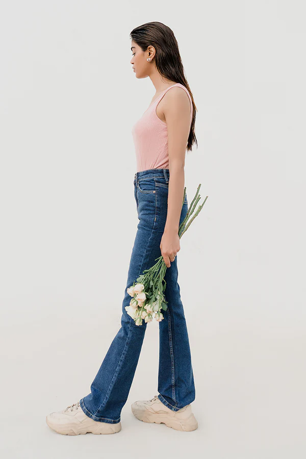 Classic Heritage Mid-Blue Bootcut Jeans