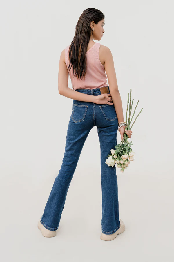 Classic Heritage Mid-Blue Bootcut Jeans