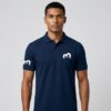 IMG_3926 Premium Navy Blue Cotton Pique Polo Shirt