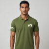 Premium Army Green Cotton Pique Polo Shirt
