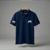 IMG_3932 Premium Navy Blue Cotton Pique Polo Shirt