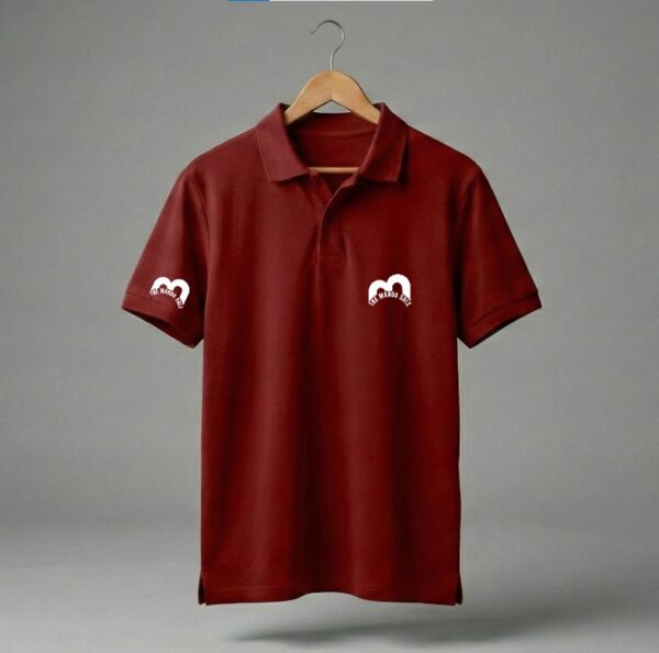 IMG_3933 Premium Maroon Cotton Pique Polo Shirt
