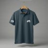 IMG_3934 Premium Grey Cotton Pique Polo Shirt